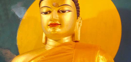 A statue of Buddha