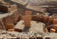 Some of the many ruins at Gobekli Tepe in Eastern Turkey