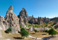 The amazing lunar like landscape of Cappadocia