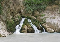 One of the many falls at Saklikent Gorge