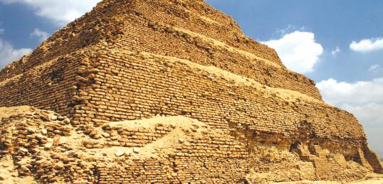 King Zhoser's step pyramid at Saqqara