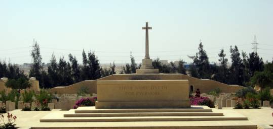 A memorial to the fallen at El Alamein in Northern Egypt