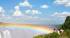 A rainbow over the mighty Victoria Falls