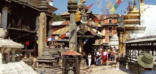 Swayambhunath Stupa in Kathmandu, Nepal