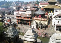 Pashupatinath Hindu Temple on the banks of the Bagmati River, Kathmandu Valley