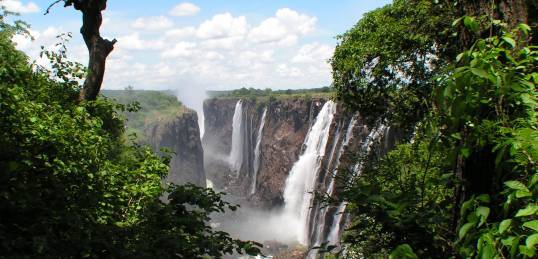 The mighty Victoria Falls - one of Seven Natural Wonders of the World