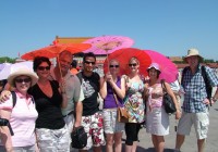 One of our groups in Tiananmen Square at the start of their China Tour