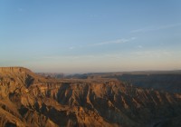 The second biggest canyon in the world, Namibia's Fish River Canyon.