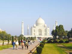 The beautiful Taj Mahal in Agra