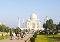 The beautiful Taj Mahal in Agra