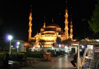 The Hafia Sofia at night