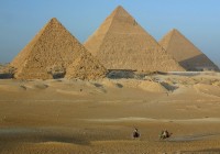 The ancient Pyramids of Giza