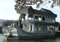 The Marble Boat on Kunming Lake in the grounds of the Summer Palace