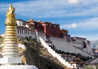 The imposing Potala Palace in Lhasa - former winter home of the Dalai Lamas - visit it on our Gatewa