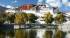 Lake view of Potala Palace in Lhasa