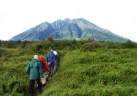 The start of a trek in Rwanda in search of the Mountain Gorillas on one of our Gorilla Safaris