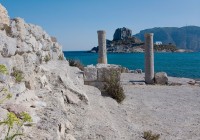 Roman ruins on the island of Kos in Greece