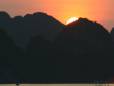 Halong Bay at sunset