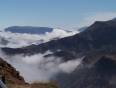 View from the summit of Mount Toubkal - the highest peak in North Africa