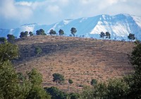 The dramatic scenery at the foothills of the Atlas mountains
