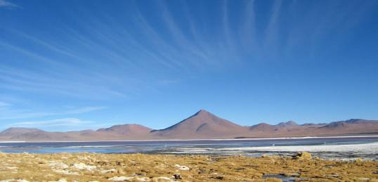 Uyuni is home to some of the most spectacular salt flats in the world as seen on our Bolivia Tours