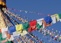 Tibetan prayer flags
