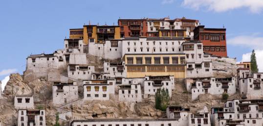 The 15th century Buddhist Monastery of Tikse located near Leh