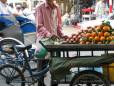A street trader in Saigon