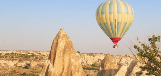 Hot air ballooning in Cappadocia, Turkey