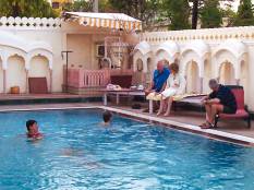 Shahpura House swimming pool in Jaipur