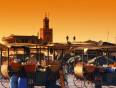 The fruit sellers in Djemaa el Fna