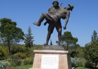 A Turkish memorial at Gallipoli in Turkey