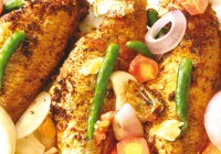 Goan Fish!  Prepared at our cooking school in Goa.