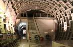 The inside of a Soviet Bunker which is now the Underground Cold War Museum in Moscow