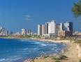 The stunning coastline of Tel Aviv Israel