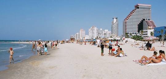Tel Aviv on the beach