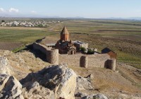 Khor Virap Monastery in Armenia's beautiful countryside
