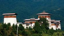 Jazar Dzong and it's beautiful backdrop - photo courtesy of Tourism Council of Bhutan