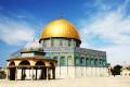 The Dome of the Rock on the Temple Mount in Jerusalem
