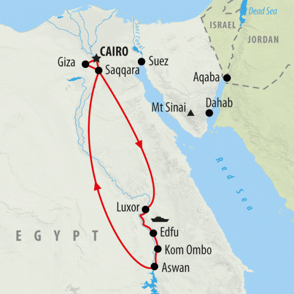 Ancient Egyptian City On The Nile