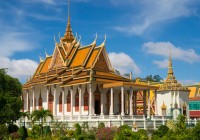The beautiful Silver Pagoda in Cambodia's capital Phnom Penh	