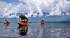 Brightly coloured boats on Dal Lake - photo courtesy of Shahbasharat