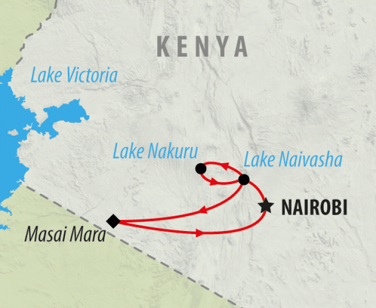 kenya map africa. Kenya Lodge Safari is a non