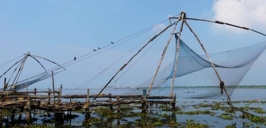 The Chinese fishing nets in Kochi