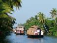Houseboats on the Backwaters of Kerala