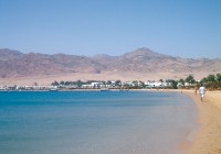 The beach at Dahab on the Red Sea