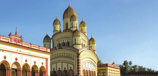 A colourful temple in Kolkata
