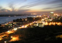 Explore Maputo - Mozambique's vibrant capital at night!