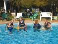 A group in Dahab learning to dive in a pool