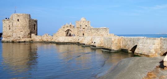 Crusader Castle of the Sea, Sidon, Lebanon